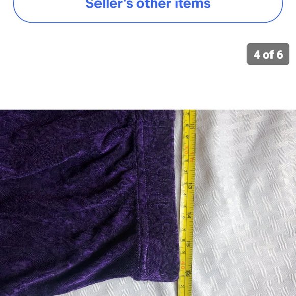 Coldwater Creek Purple Skirt Size 1X - Picture 4 of 6